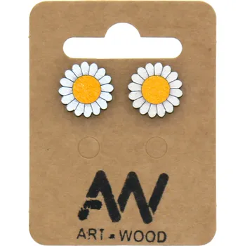 Náušnice art-wood.cz Náušnice - Kopretiny 2