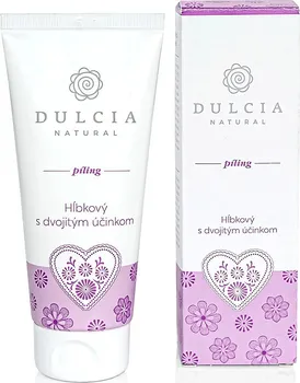 Pleťový peeling Dulcia Natural Hloubkový peeling s dvojím účinkem 75 ml