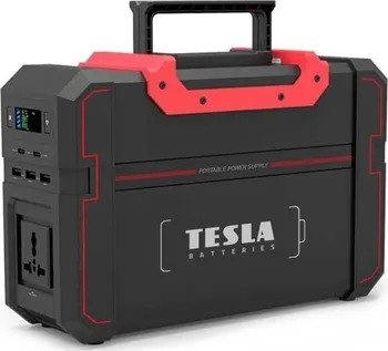 Powerbanka TESLA 500+ Powerpack 5v1 černá/červená