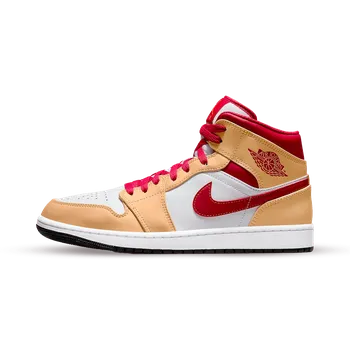Pánské tenisky Air Jordan Jordan 1 Mid "Beige White Red" Velikost: 46