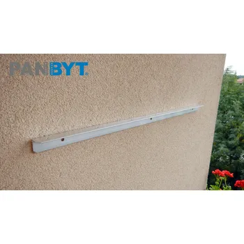 Držák na ručník Držák prádelní šňůry 64 cm natural (pro sedm napnutých šňůr (linek))