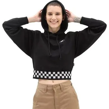 Pánská mikina Mikina Vans BOOM BOOM CHECK HOODIE Black velikost L
