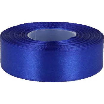 Atlasová stuha šíře 25 mm POL, barva Modrá stř. 3153