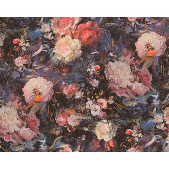Tapeta Vliesová tapeta vintage barevné květy, růže 388211 / Tapety na zeď 38821-1 BOS - battle of style (0,53 x 10,05 m) A.S.Création