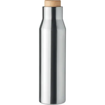 Termohrnek Dvoustěnná 500 ml láhev Dudinka, stříbrná mat