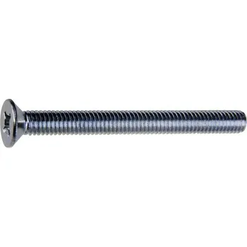 Šroub Metrický šroub zapuštěná hlava M6x20 PH zinek bílý, 500ks