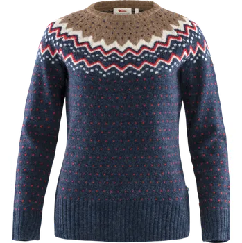 Dámský svetr Svetr Fjällräven Övik Knit Sweater W navy - M + doprava zdarma