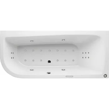 Vana Santech plus Santech masážní vana Optima Fitnes 300, 169x75 cm, automatický ohřev vody a chromoterapie zdarma + DOPRAVA ZDARMA Varianta: Pravá