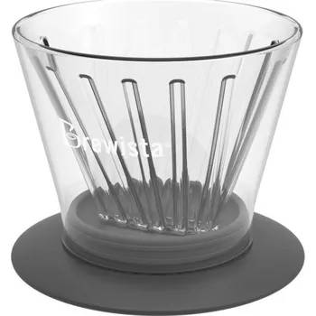 Kávovar Skleněný dripper Brewista Smart Dripper™ Flat V - dvoustěnný
