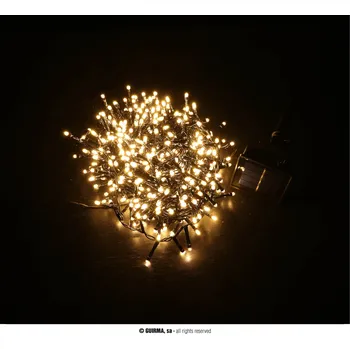 Vánoční dekorace Guirma Venkovní solární svítící vánoční řetěz 8 funkcí 11,2 m, 560 LED Barva: teplá bílá