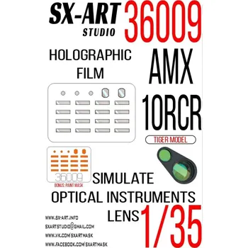 Plastikový model SX-ART 1/35 Holographic film AMX-10RCR (TIGER M.)