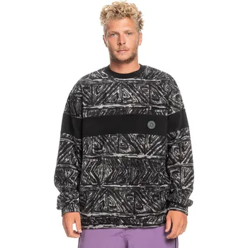 Pánská mikina mikina Quiksilver Flame On Fleece - WBK2/High Heritage Snow White S