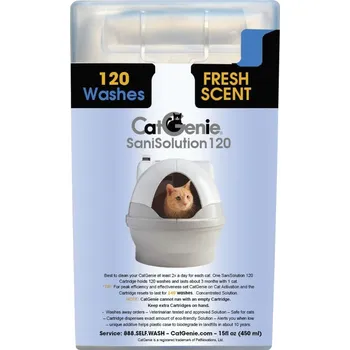 Přislušenství pro kočičí toaletu CatGenie 120+ Sanisolution Cartridge čistící roztok s vůní