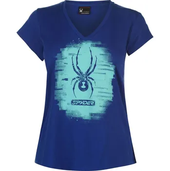 Dámské tričko dámské tričko SPYDER - BLUE - S (Allure Graphic T Shirt Ladies)
