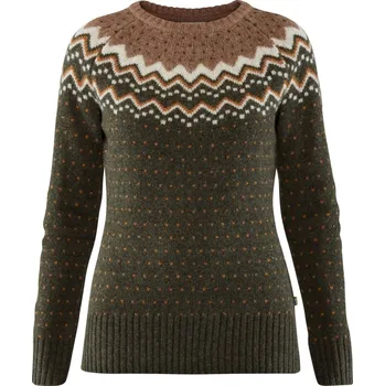 Pánský svetr Svetr Fjällräven Övik Knit Sweater W Deep Forest - L + doprava zdarma
