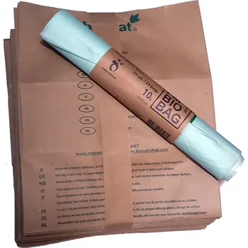 Pytle na odpadky Kompostovatelné sáčky do koše na bioodpad - Testovací sada DUO