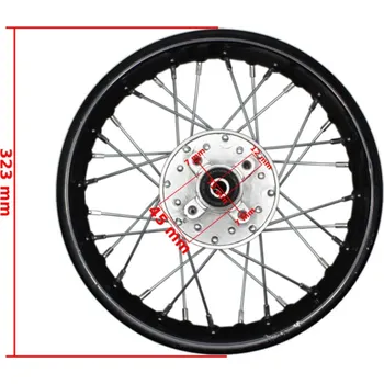 malá motorka Pitbike zadní ráfek 1,85x12 palců