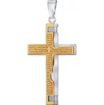 Přívěsek kříž Archi z chirurgické oceli KMM77739