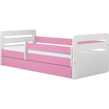 Dětská postel Dětská postel Tomi růžová, varianta 80x140, bez šuplíků, bez matrace