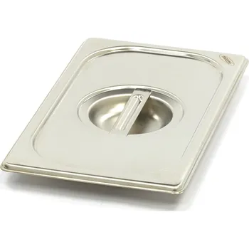 Dóza na potraviny Maxima Víko 1/4 GN - nerezová ocel