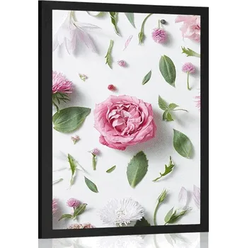 Plakát Dovido Plakát jemné zátiší z květin