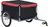 vidaXL přívěsný vozík za kolo 65 kg, černý/červený