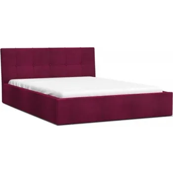 Postel Čalouněná postel 180x200 cm VEGAS PARIS VÍNOVÁ