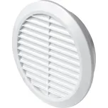 Mřížka větrací kruhová se síťovinou 100mm bílá Den Braven