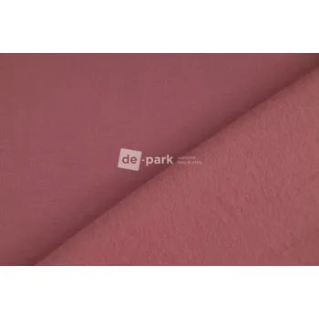 Počesaná teplákovina - tmavá starorůžová - 374