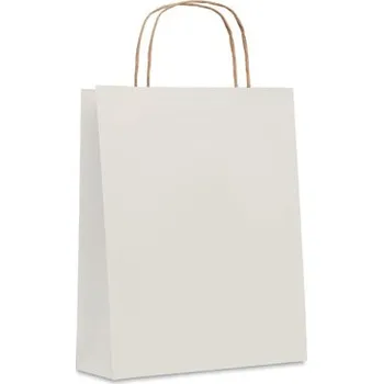 Malá dárková taška Paper tone s, bílá