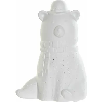 Dětská stolní lampa DKD Home Decor Bílá Porcelán 25W 220 V LED Medvěd (17 x 12 x 23 cm)