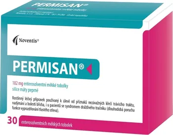 Lék na průjem Permisan 182 mg 30 tob.