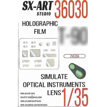 Plastikový model SX-ART 1/35 Holographic film T-90 CLEAR (ZVE)