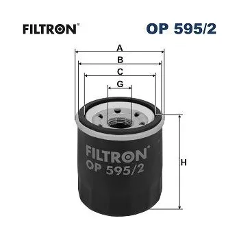 Autodíl Olejový filtr FILTRON OP 595/2