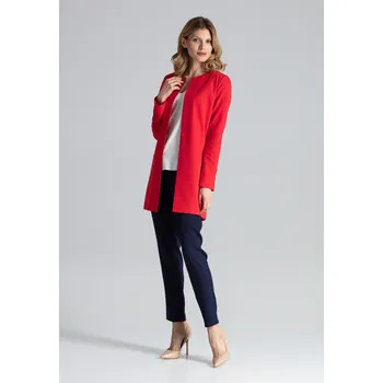 Dámské oblečení Dámský kabát Coat M551 - Figl červená XL