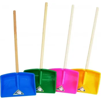 Lopata Hrablo plastové - dětské Teddy s násadou 77 cm, Barva zelená