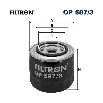 Auto-moto Olejový filtr FILTRON OP 587/3