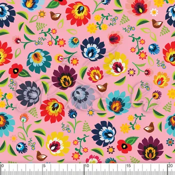 Fleece antipiling, Folklor růžový