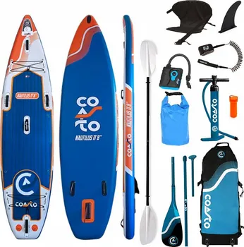 Paddleboard Coasto Nautilus super sada 11'8" modrý/oranžový