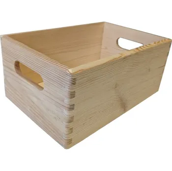 Úložný box Dřevěný univerzální box, 30 x 20 x 13 cm