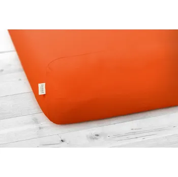 Prostěradlo DARRÉ Jersey prostěradlo tmavě oranžové na výšku matrace do 20 cm Velikost: 60 x 120