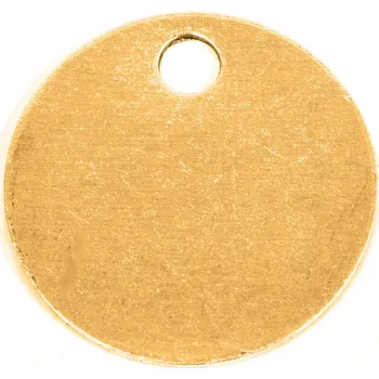 Štítek identifikační 30mm - mosaz bez ražby