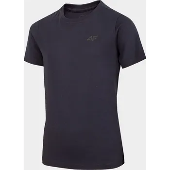 Dívčí tričko 4F HJL22-JTSM001 NAVY Dětské tričko EU 128