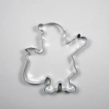 Vánoční dekorace vykr.NR 0233 Santa, 6,3x7,8cm