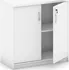 Policová skříň Kancelářská skříň Mirelli A+ otevírací 80 x 40 x 80 cm bílá
