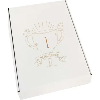 Dárkové balení s gravírováním TROFEJE, pro tatínka Text: Vlastní text, Velikost krabičky: A4