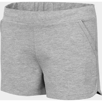 Chlapecké kraťasy 4F HJL22-JSKDD002 COLD LIGHT GREY MELANGE Dětské kraťasy EU 152 HJL22-JSKDD002 LIGHT GREY MEL