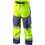 NEO TOOLS Pracovní kalhoty s vysokou viditelností, softshell, žluté Velikost: S
