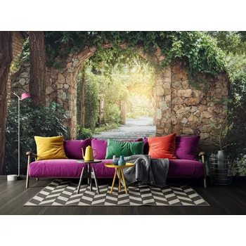 Tapeta Malvis ® Tapeta Kamenný oblouk Vel. (šířka x výška): 144 x 105 cm