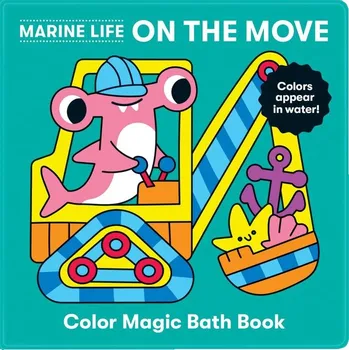 Mudpuppy Knížka ke koupání Mořský život v pohybu